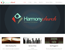 Tablet Screenshot of harmonyfwbchurch.org